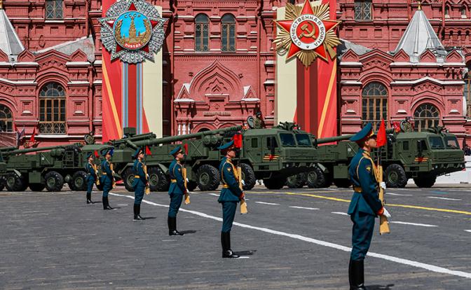 На фото: парад Победы в Москве