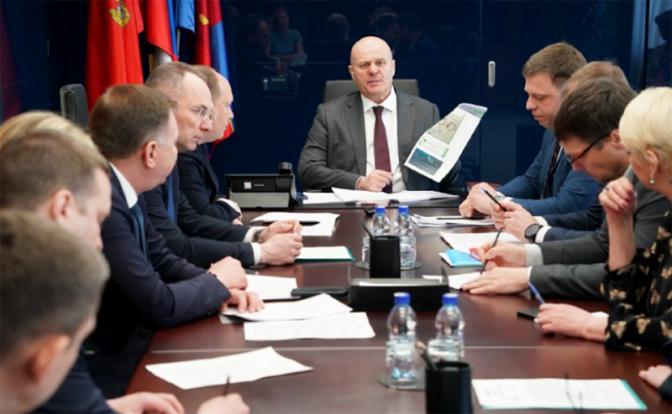 На фото: мэр Красноярска Владислав Логинов.