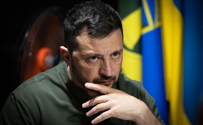 На фото: президент Украины Владимир Зеленский