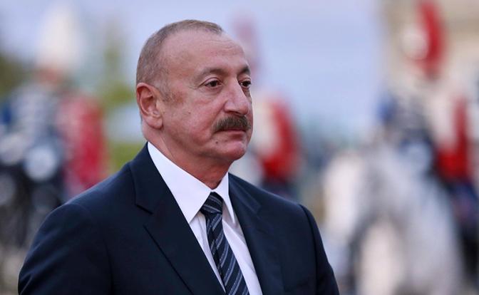 На фото: президент Азербайджана Ильхам Алиев