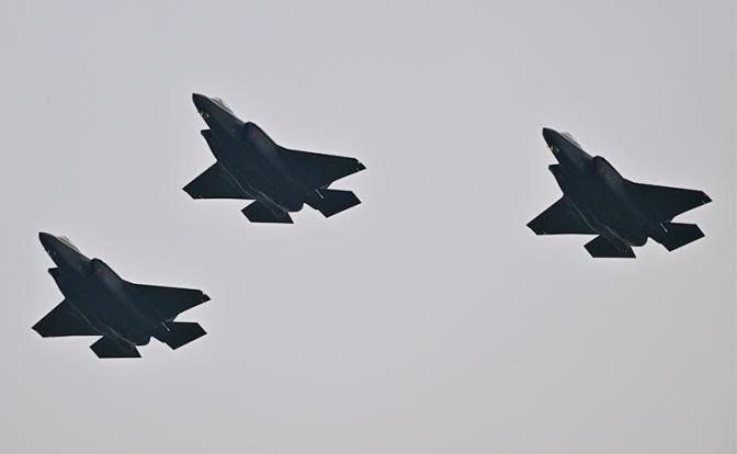 На фото: истребители F35 ВВС Бельгии.