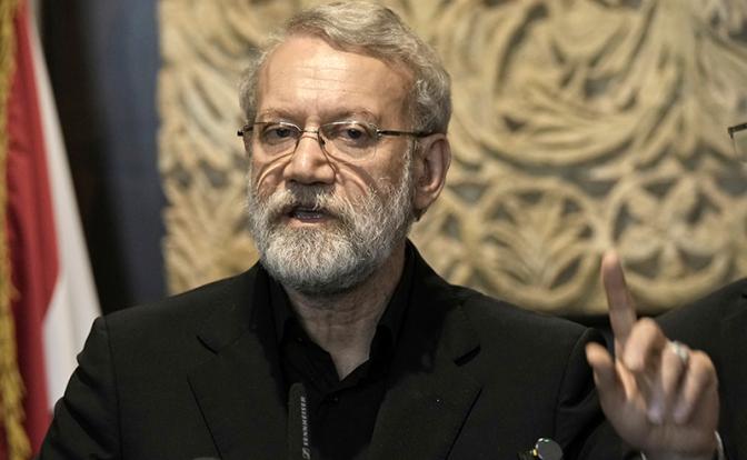 На фото:  глава Совбеза Ирана Али Лариджани