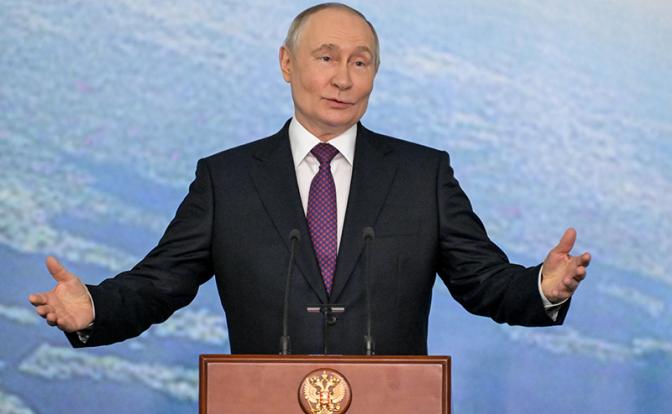 На фото: президент РФ Владимир Путин