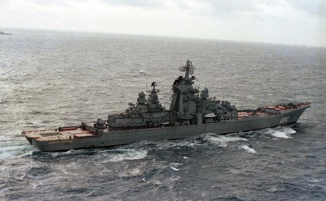Задуманный Трампом атомный суперлинкор USS Defiant в погоне за русским «Адмиралом Нахимовым»