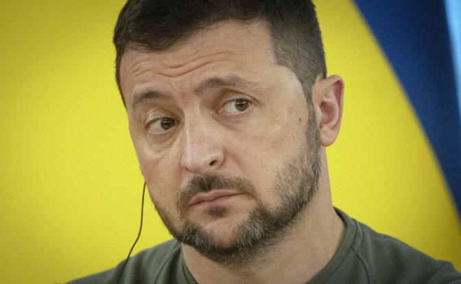 На фото: президент Украины Владимир Зеленский