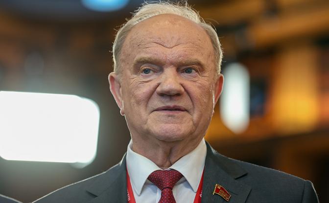 На фото: лидер КПРФ Геннадий Зюганов