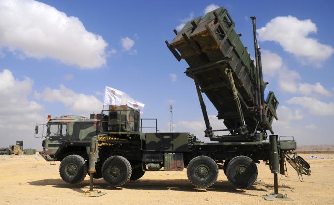 На фото: система ПВО Patriot PAC-3.