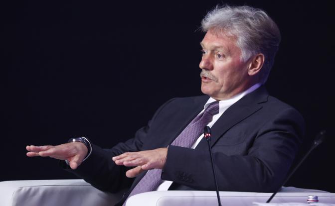 На фото: пресс-секретарь президента РФ Дмитрий Песков