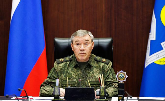 На фото: начальник Генерального штаба Вооруженных сил России Валерий Герасимов
