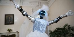 Событие из фильма про будущее: первое в России «бракосочетание» гуманоидных роботов