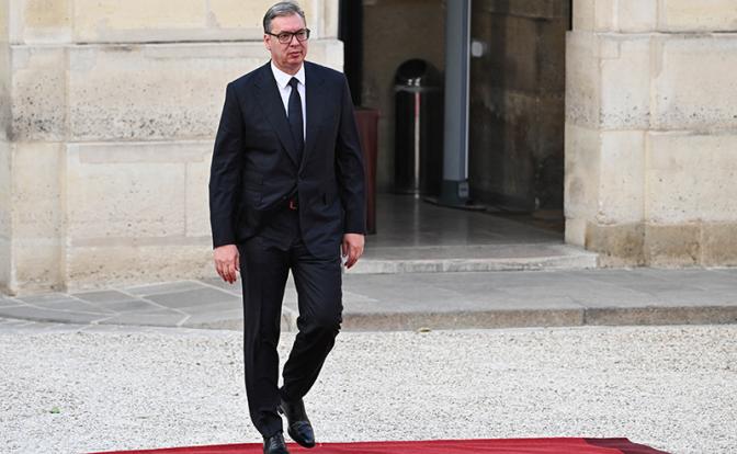 На фото: президент Сербии Александр Вучич
