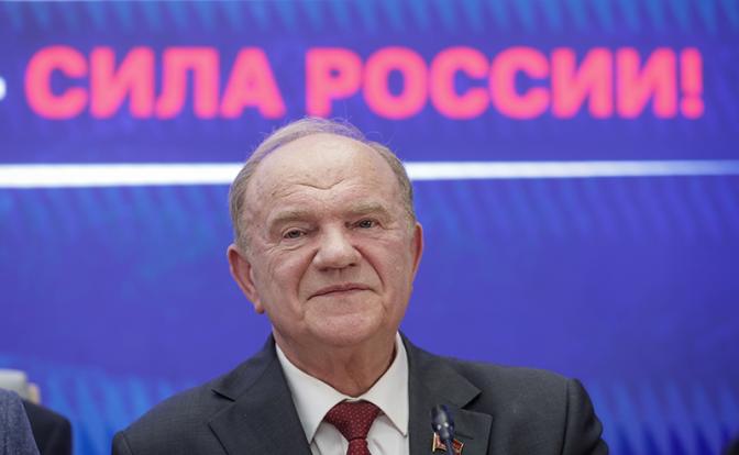 На фото: руководитель фракции КПРФ в Госдуме РФ Геннадий Зюганов