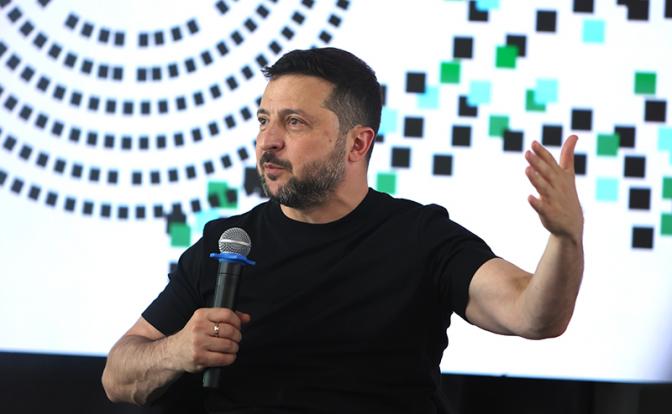 На фото: президент Украины Владимир Зеленский