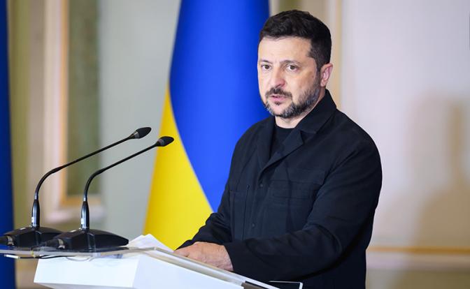 На фото: президент Украины Владимир Зеленский