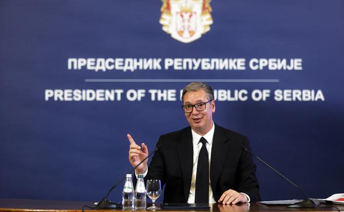 На фото: президент Сербии Александр Вучич