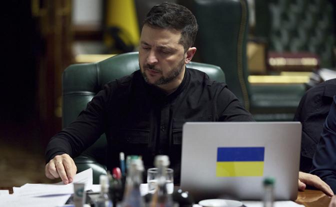 На фото: президент Украины Владимир Зеленский