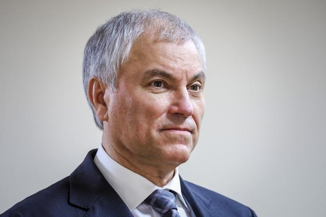 На фото: председатель Госдумы Вячеслав Володин