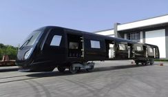 Китайская компания продемонстрировала вагон метро из углепластика