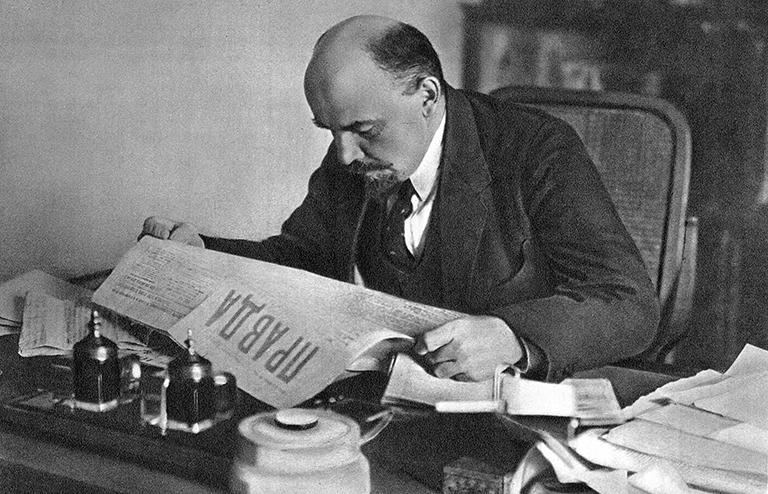На фото: Владимир Ленин, 1918 год