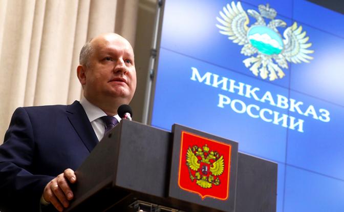На фото: министр РФ по делам Северного Кавказа Сергей Чеботарев