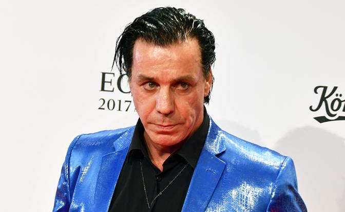 На фото: фронтмен группы Rammstein Тилл Линдеманн