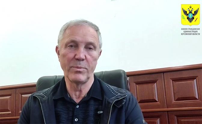 На фото: политик, глава Херсонской областной военно-гражданской администрации Владимир Сальдо