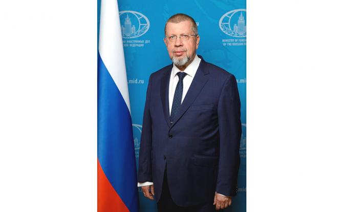 На фото: Юрий Клименко - чрезвычайным и Полномочным Послом Российской Федерации в Королевстве Испания и в Княжестве Андорра по совместител