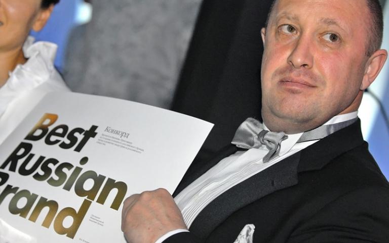 На фото: директор компании &laquo;Конкорд Кейтеринг&raquo;, петербуржский ресторатор Евгений Пригожин на приеме &laquo;Брэнды России&raquo; в честь основателей лучших российских брэндов, 2007 год