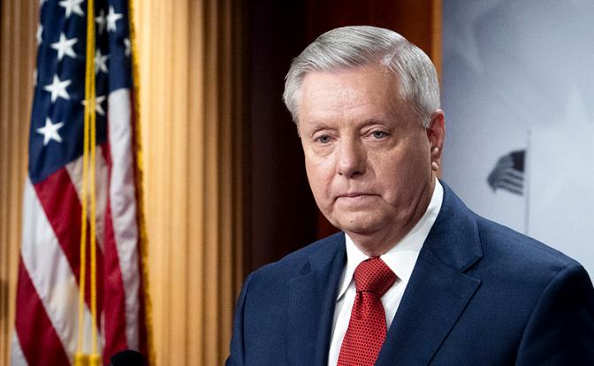 На фото: сенатор США Линдси Грэм