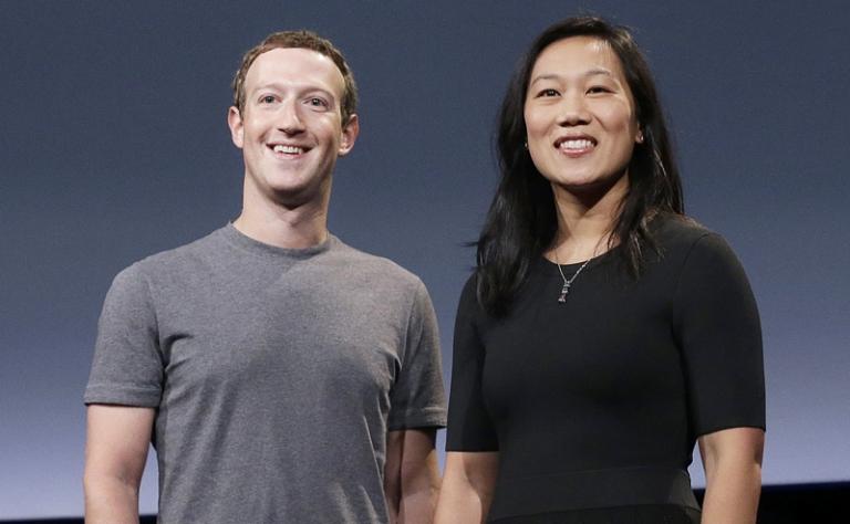 На фото: основатель Facebook Марк Цукерберг и его супруга Присцилла Чан